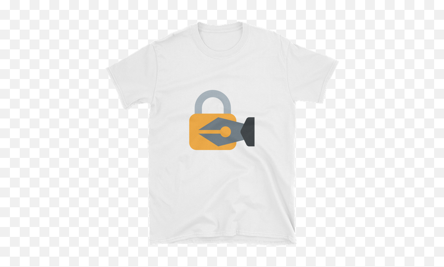 Locked With Pen T - Mayer Time Shirt Emoji,Lock Emoji