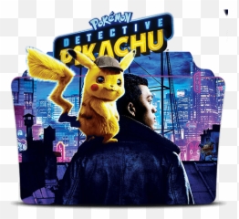 Detective Pikachu Folder Icon - DesignBust Pokemon Cover Emoji