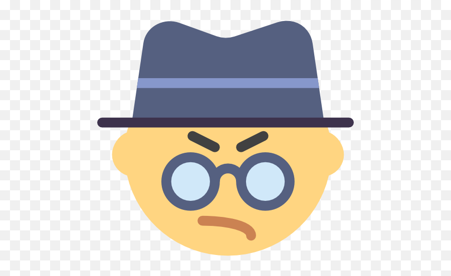 Interface Glasses Emoticon Thug Bully Hat Icon - Cockfosters Tube Station Emoji,Glasses Emoticon