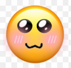 The Newest Blushing Stickers - Smiley Emoji,Flattered Emoji