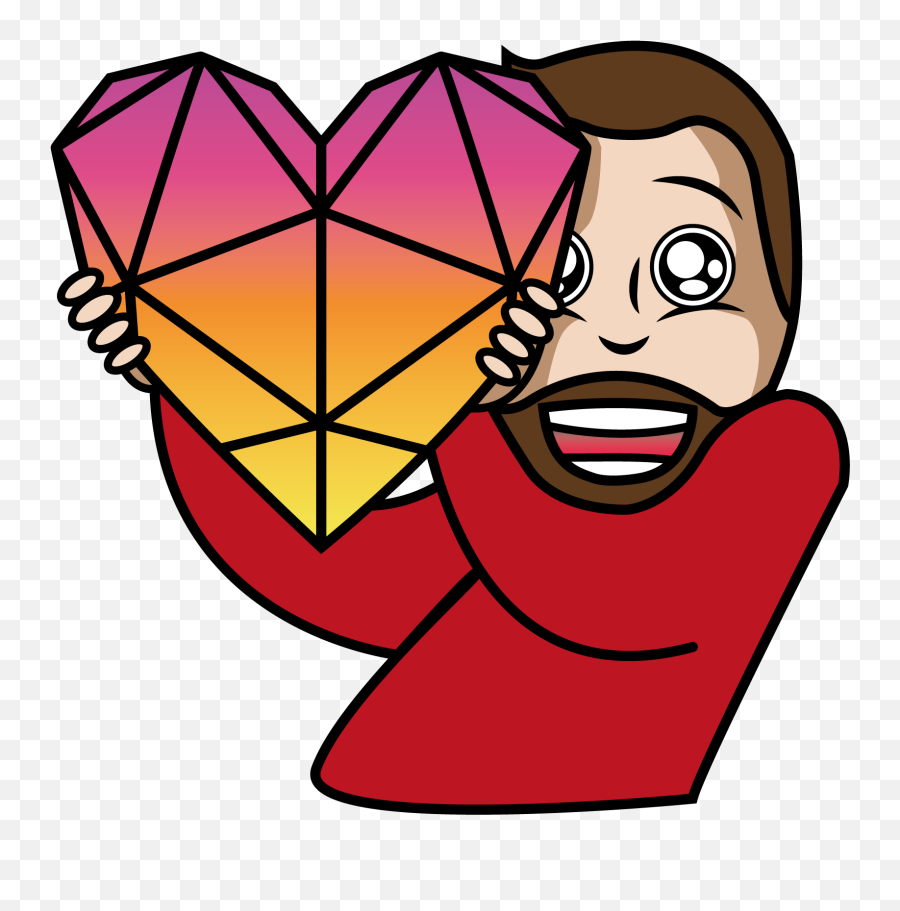 Vishpala On Twitter A Iamhalifax And Thevsnz Bromance - Heart Polygon Png Free Emoji,Kraken Emoji