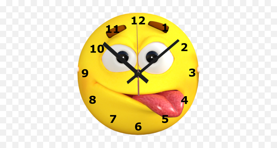 Wall Clock Funny Face 25cm Kids Children Bedroom Smiley Home Decor Diy 930 - Five To 12 Clock Emoji,Dominican Emoji