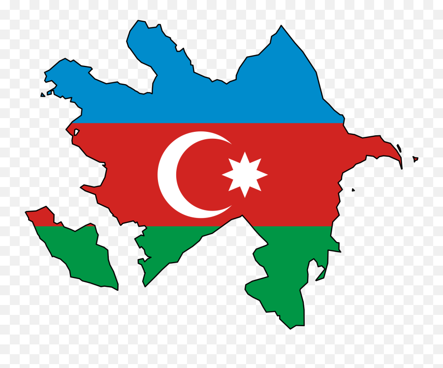 Azerbaijan Flag Map Azerbaijan Asia Map - Azerbaijan Flag Map Emoji,Myanmar Flag Emoji