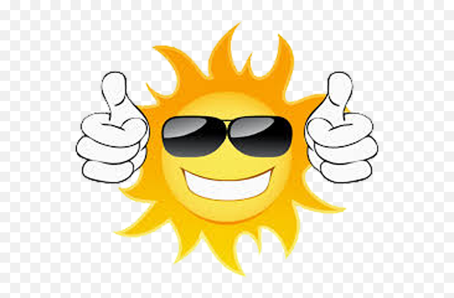 Thumbs Up Sun T - Shirt Youth Tshirt Sun Clipart Thumbs Up Emoji,Emoticon Thumbs Down