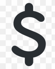 Heavy dollar sign emoji clipart Free download transparent - Dollar Sign Symbol