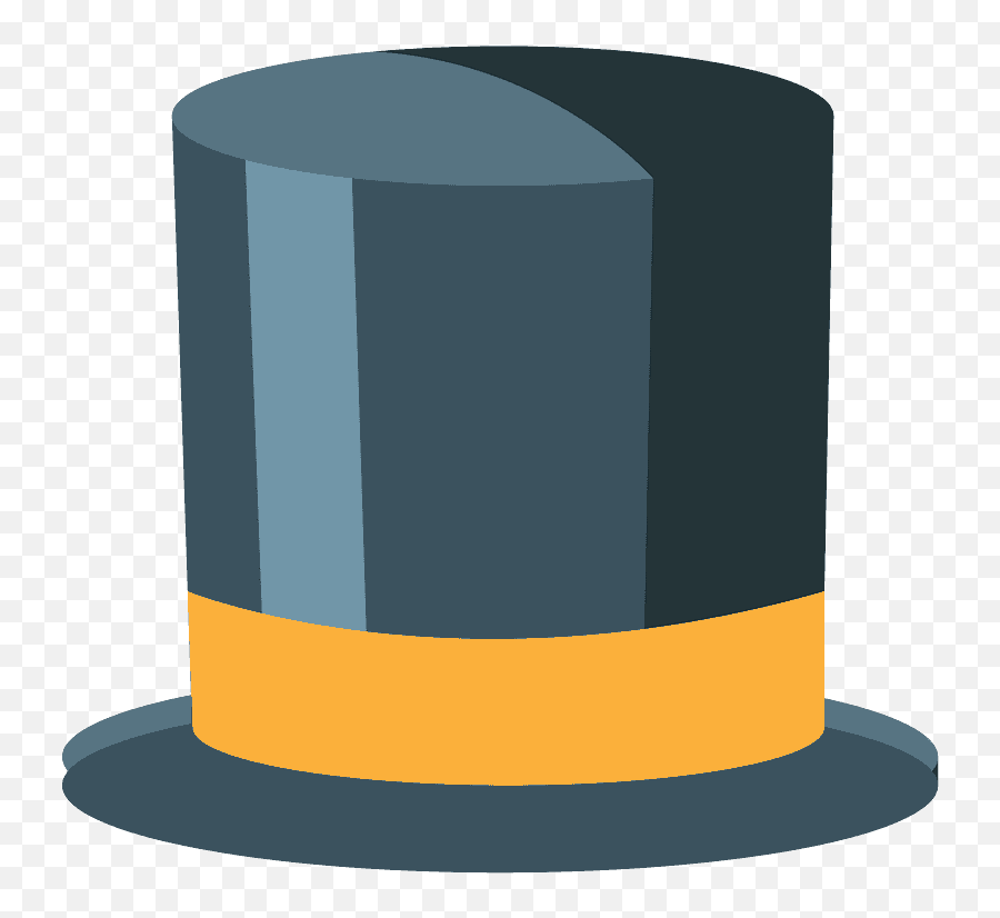 Top Hat Emoji Clipart Free Download Transparent Png - Clip Art,Black Hat Emoji