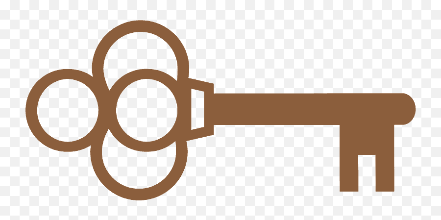 Old Key Emoji Clipart - Clé Ancienne Logo,Key Emoji