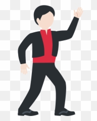 Man Dancing Emoji Clipart Free Download Transparent Png - Human Skin Color,Collar Emoji