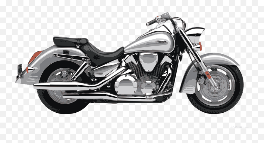 Motorbike Motorcycle Vehicle - Honda Vtx 1300 Black Emoji,Harley Davidson Emoji