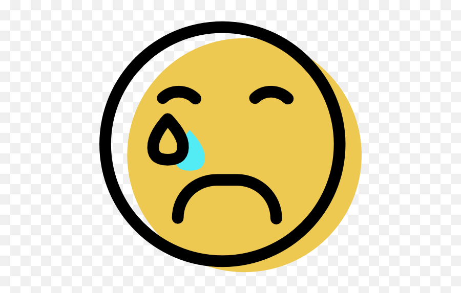Crying 1 Emoticon Emo Free Icon Of - Emoticon Emoji,Crying Emoticons