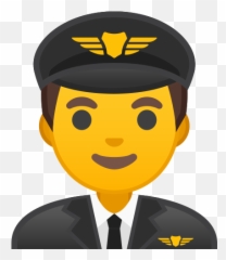 Man Pilot Emoji - Pilot Emoji,Man Emoji