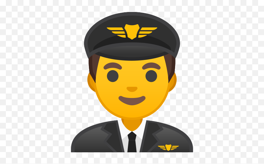 Man Pilot Emoji - Pilot Emoji,Man Emoji