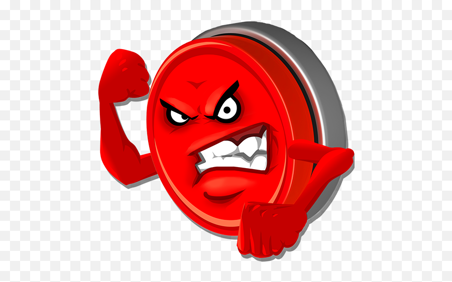 Angry Red Button - Angry Red Button Emoji,Red Button Emoji