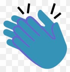 Hand Clipart Emoji Clapping Png - Transparent Background