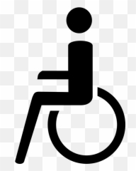 Disabled Handicap Symbol Png - Rollstuhl Emoji