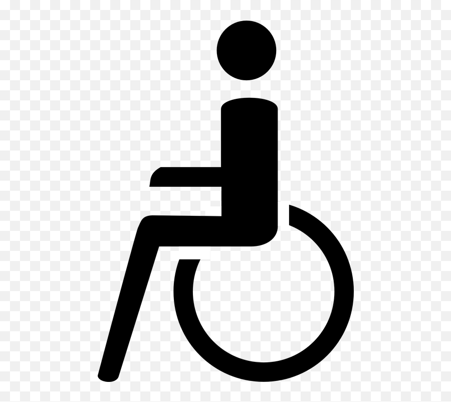 Disabled Handicap Symbol Png - Rollstuhl Symbol Emoji,Emotional Symbols