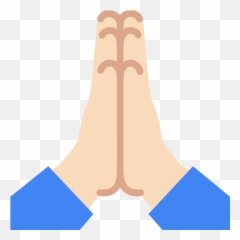 Emoji U1f64f 1f3fb - Emoji De Manitos Rezando,Arms Folded Emoji