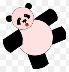 Panda Bear Panda Teddy Happy Face - Cartoon Panda Bear Emoji,Dancing Bear Emoji