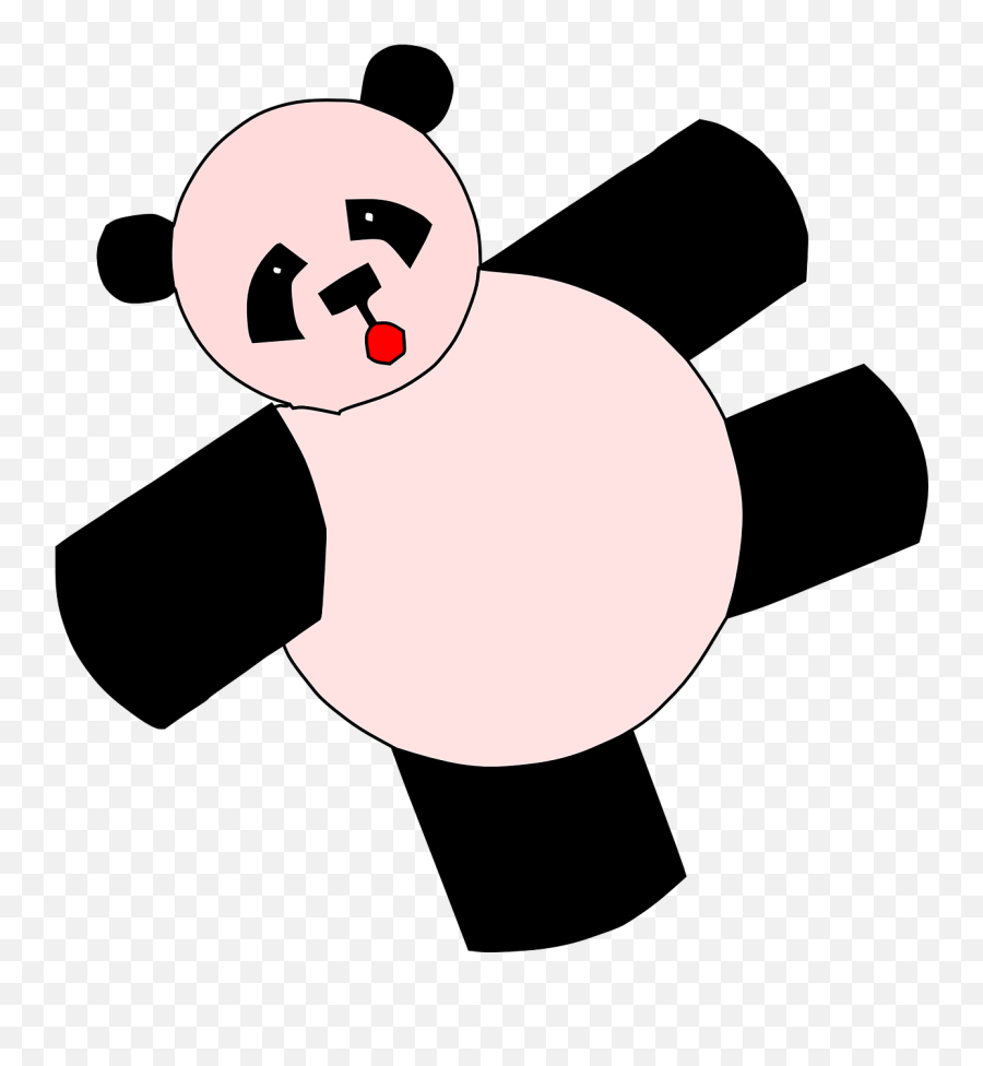 Panda Bear Panda Teddy Happy Face - Cartoon Panda Bear Emoji,Dancing Bear Emoji