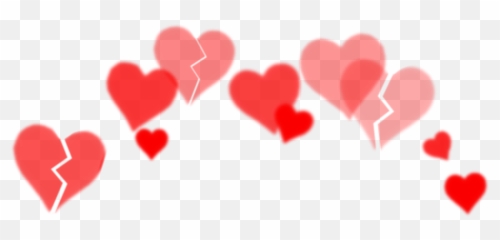 My Heart Crown Emoji Edit Goth Brokenh - Purple Aesthetic Stickers Png,Goth Emoji