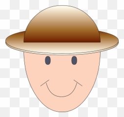 Sombrero Cara Cabeza Hombre Con - Man Met Hoed Tekening Emoji,Sombrero Emoticon