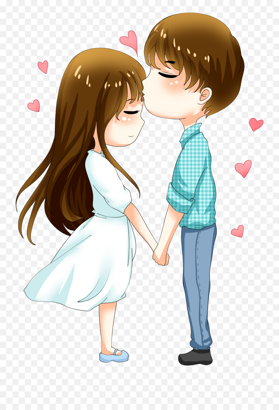 Hd Cute Couple Png Image Free Download - Loving Couple Images Cartoon Emoji,Couple Emoji Transparent