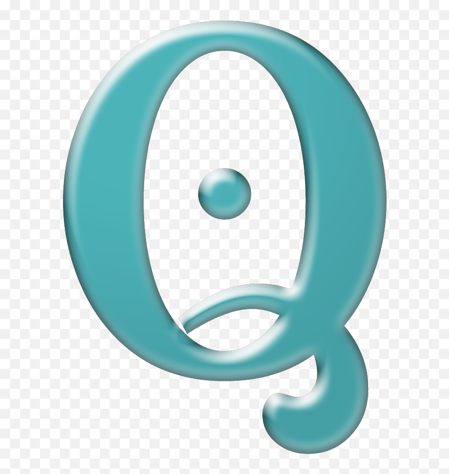Download A Zipped File Of This Alphabet Here - Teal Letter Q Happy Halloween Emoji,Zipped Emoji