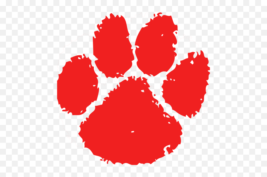 Clemson Logo Transparent U0026 Png Clipart Free Download - Ywd Red Tiger Paw Emoji,Clemson Tiger Paw Emoji