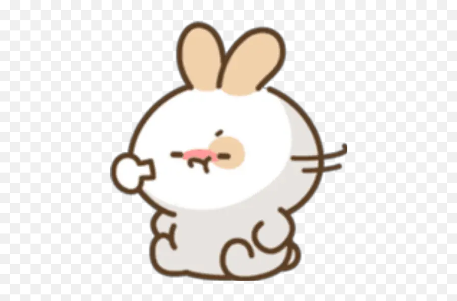 Bunny Lovely Stickers For Whatsapp - Cartoon Emoji,Bunny Girls Emoji