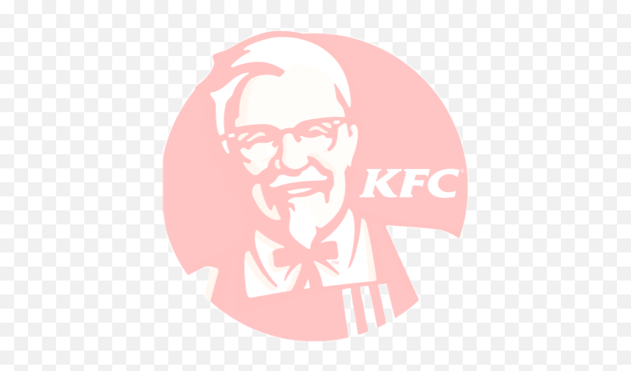 A Pastel Pink Colonel Sanders Anyone Kfckfclogologofa - Icon Kfc Png Emoji,Kfc Emoji