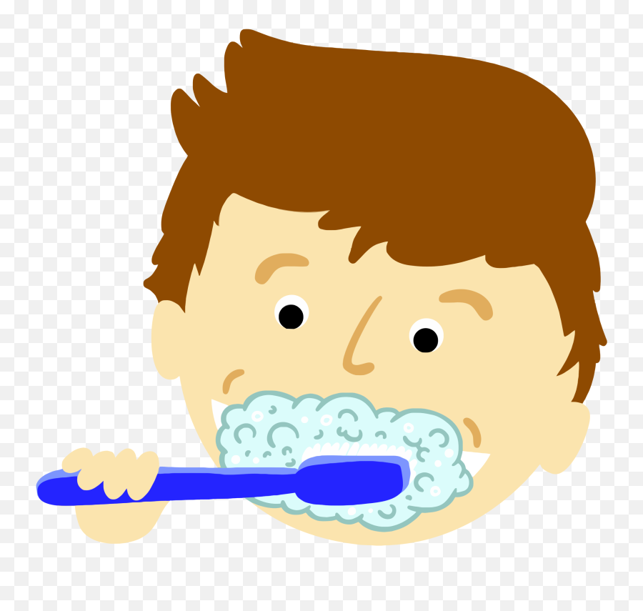 Brush Teeth Clipart Transparent - Clip Art Brushing Teeth Emoji,Brushing Teeth Emoji