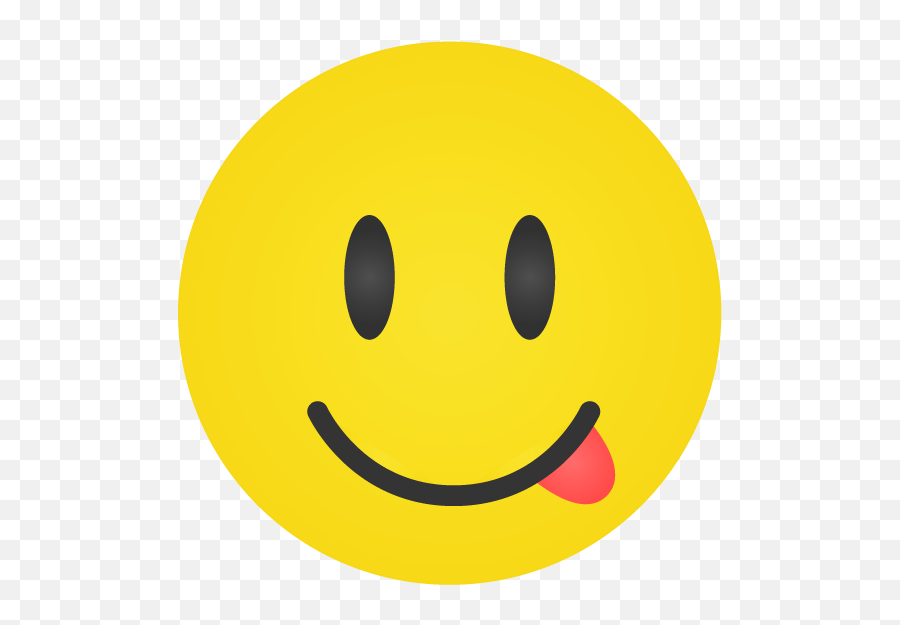 Smiley Jaune Emoji Tirer Langue Pulling - Transparent Background Happy Face Clipart,Emoji Qui