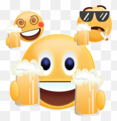 Cheers Beer Freetoedit - Transparent Beer Cheers Png Emoji,Cheers Emoji ...