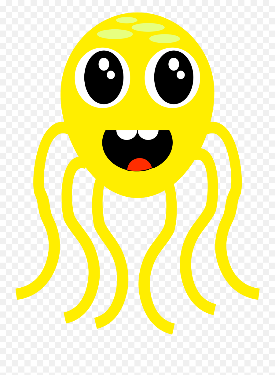 Octopus Clipart Smiley Octopus Smiley - Paikaji Kokusai Street Emoji,Squid Emoticon