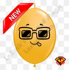 6 Inch Quick Link Mr P Balloons - Qualatex Emoji,P Emoticon