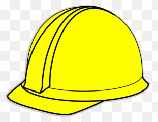 Construction Worker Helmet Clipart - Yellow Hard Hat Emoji