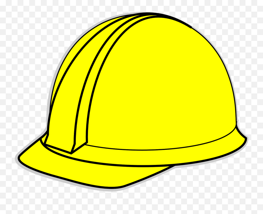 Construction Worker Helmet Clipart - Yellow Hard Hat Clipart Emoji,Hard Hat Emoji