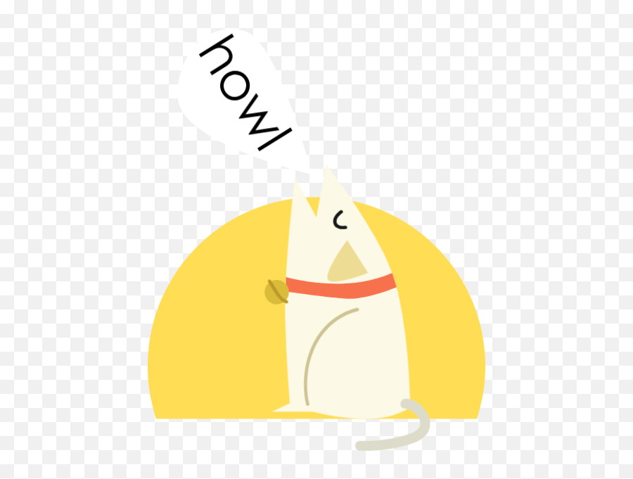 Free Online Puppy Dog Shouting Howling Vector For - Howling Dog Cartoon Emoji,Dog Emoji Facebook