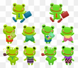 Free Kawaii Cute Illustrations - Kawaii Rana Emoji,Frog Tea Emoji