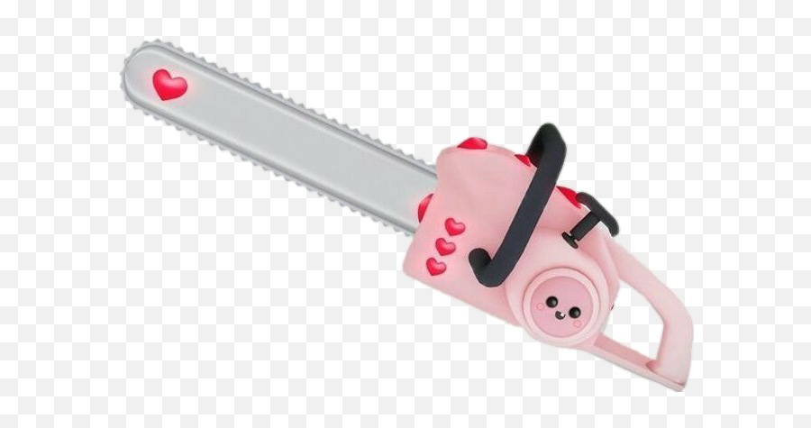 Chainsaw Kawaii Sticker - Cute Chainsaw Emoji,Pig Knife Emoji
