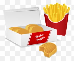 Chicken Nuggets Potato Chips - And Clipart Emoji
