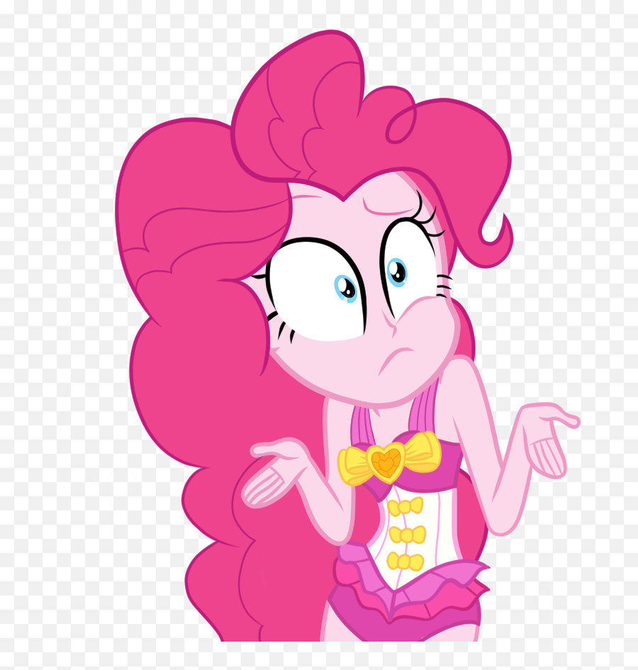 Beach Clothes - My Little Pony Pinkie Pie Equestria Girl Emoji,Female Shrug Emoji