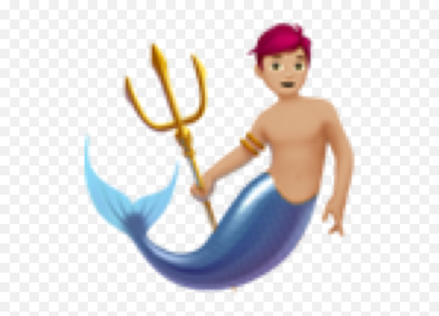 Mermaid Merman Man Emoji Freetoedit - Mermaid Emoji Png,Man Emoji