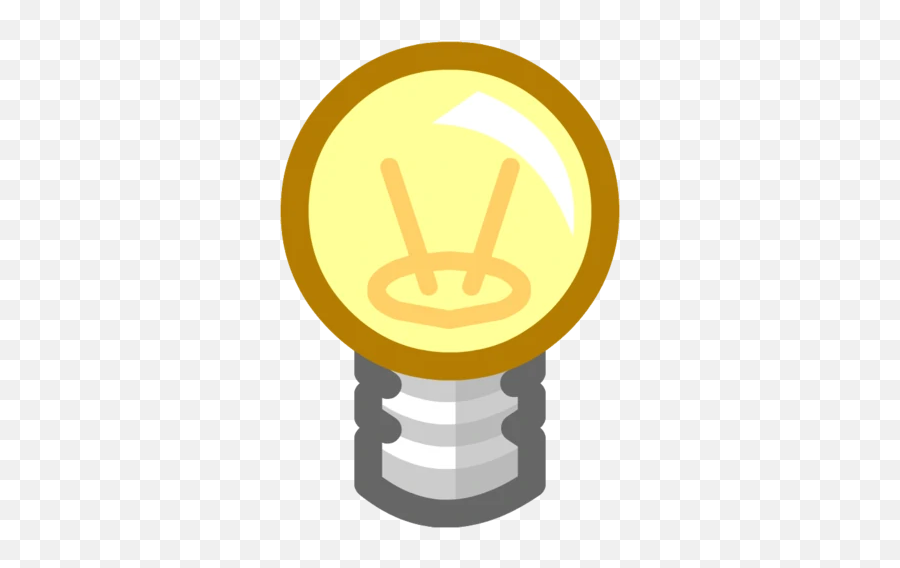 List Of Emoticons - Club Penguin Lightbulb Emoji,Lightbulb Emoji