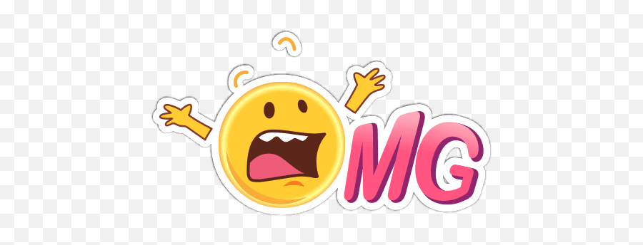 Expression Smiley And Emoticon Sticker - Smiley Emoji,Omg Emoticon