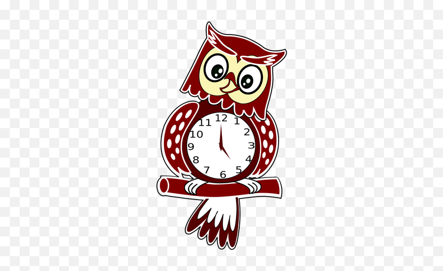 Animated Owl Clock - Owl Clock Clipart Emoji,Steam Emoticon Art Maker