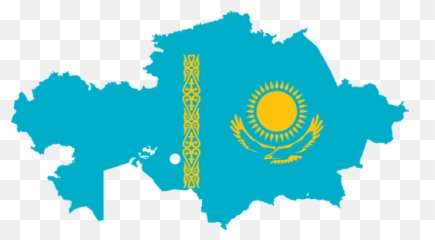 Kazakhstan Flag And Map - Emoji