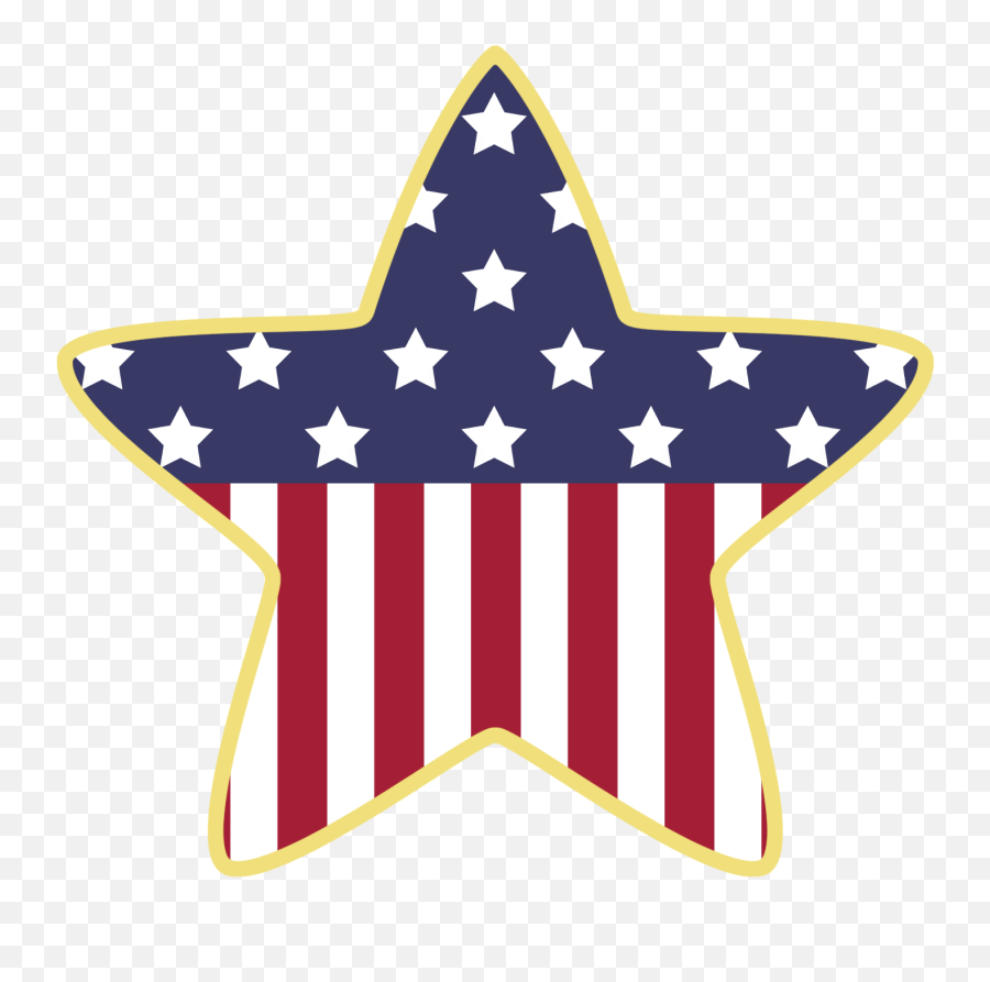 Library Of American Flag Star Clipart Transparent Download - Patriotic Clipart Emoji,Filipino Flag Emoji