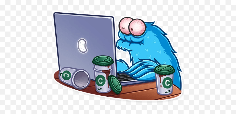 Cookie Monster - Telegram Sticker Cookie Monster Stickers Telegram Emoji,Cookie Monster Emoji
