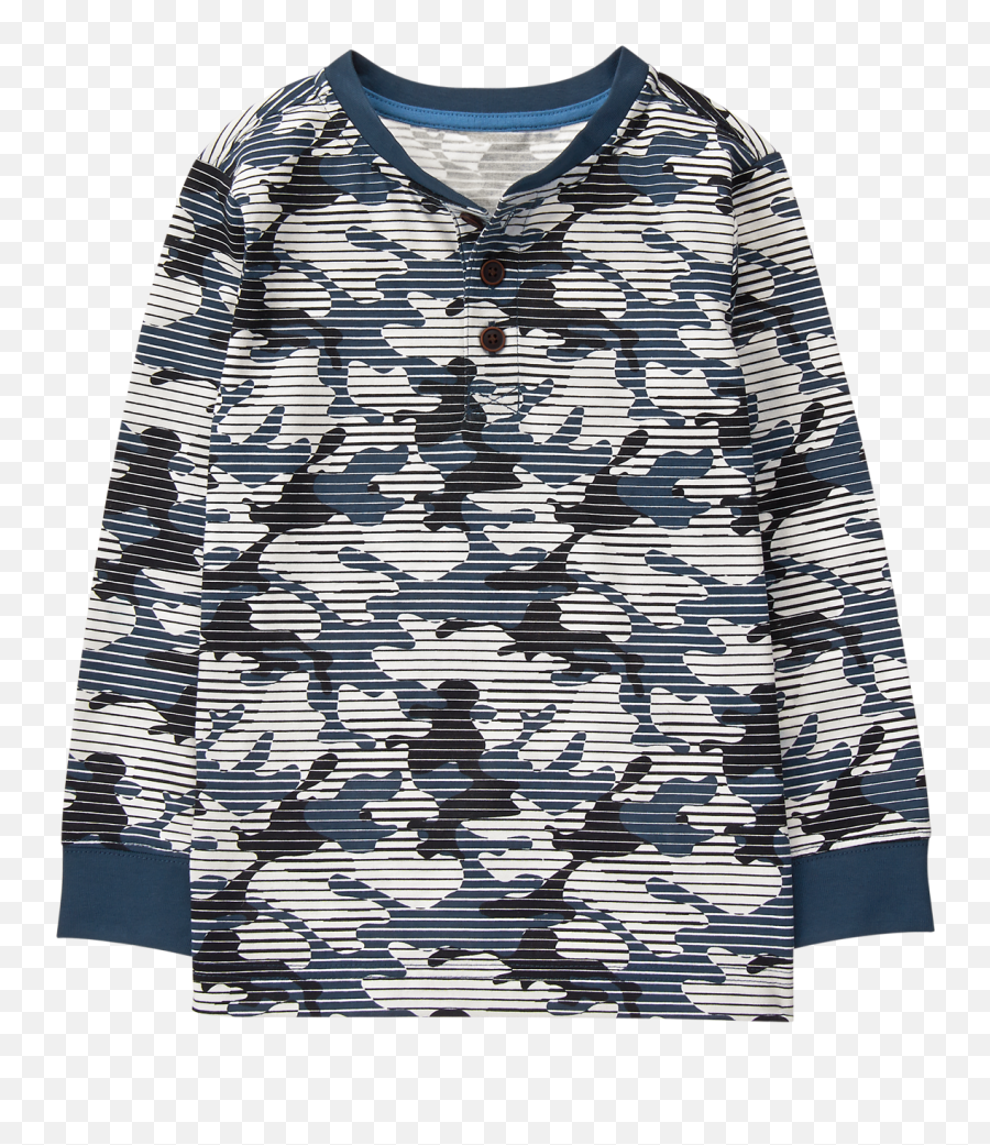 Camo Henley Baby Boy Camo Toddler Outfits Clothes - Sweater Emoji,Emoji Pants For Boy